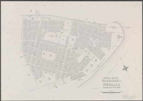 Whyalla [cartographic material] : Hundred of Randell : eastern portion : allotments in town numbered thus - 234 : sections in Hundred numbered thus - 21 / compiled in the Office of the Surveyor General, Department of Lands