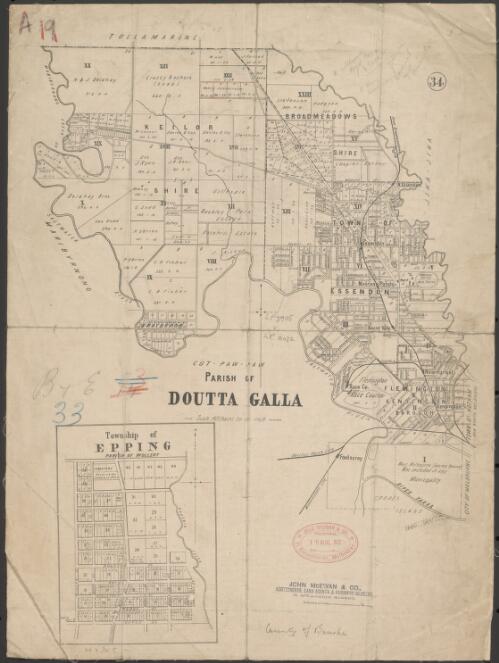 Parish of Doutta Galla [cartographic material]