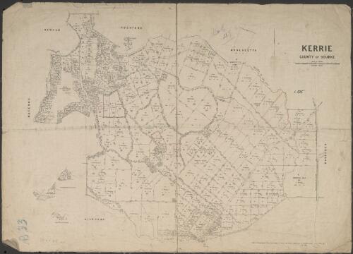 Kerrie, County of Bourke [cartographic material] / photo-lithographed at the Department of Lands and Survey, Melbourne by T.F. McGauran