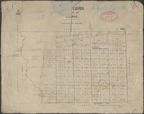 Pywheitjorrk, County of Bourke [cartographic material] / photo-lithographed at the Department of Lands and Survey Melbourne
