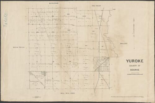 Yuroke, County of Bourke [cartographic material] / photo-lithographed at the Department of Lands and Survey, Melbourne, by W.J. Butson