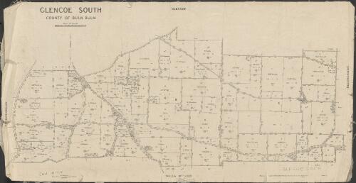 Glencoe South, County of Buln Buln [cartographic material] / photo-lithographed at the Department of Lands and Survey, Melbourne