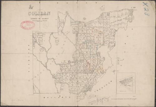 Coliban, County of Talbot [cartographic material] / photo-lithographed at the Department of Lands and Survey Melbourne by J. Noone