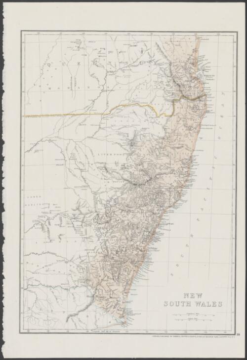 New South Wales [cartographic material] / Published by Cassell, Petter & Galpin