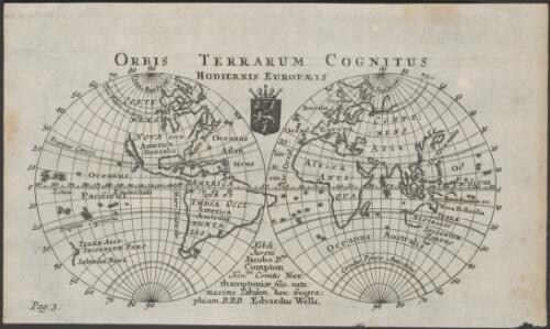 Orbis terrarum cognitus [cartographic material] : Hodiernis Europaeis