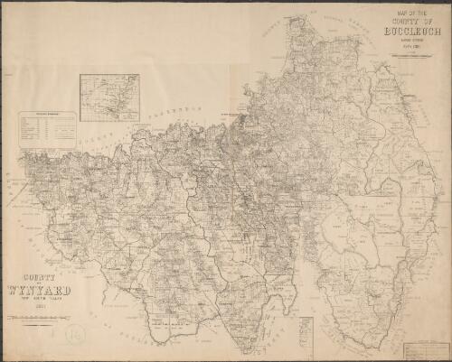 County of Wynyard, New South Wales, 1897 ; Map of the County of Buccleuch, Eastern Division NSW, 1897 [cartographic material] / compiled, drawn and printed at the Dept of Lands