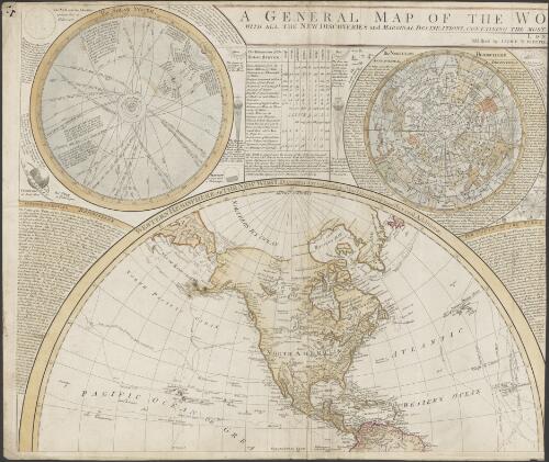 A general map of the world, or, Terraqueous globe [cartographic material] / by Saml. Dunn