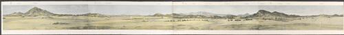Cycloramic view of Canberra capital site, view looking from Vernon [picture] / R. Chas. G. Coulter, 2.1.11; W.L. Vernon, Govt. Architect