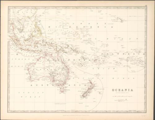 Oceania [cartographic material] / by Keith Johnston