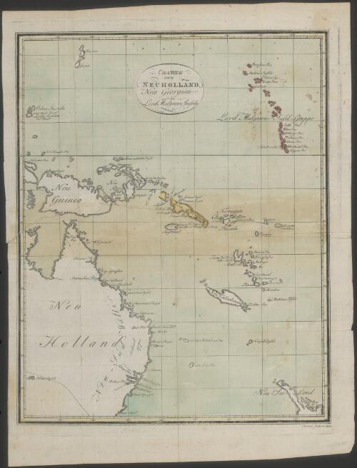 Charte von Neu Holland, Neu Georgien und den Lord Mulgrave Inseln [cartographic material]