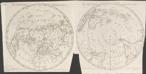 The Northern Hemisphere [cartographic material] ; The Southern Hemisphere / Alexr. Kincaid delint