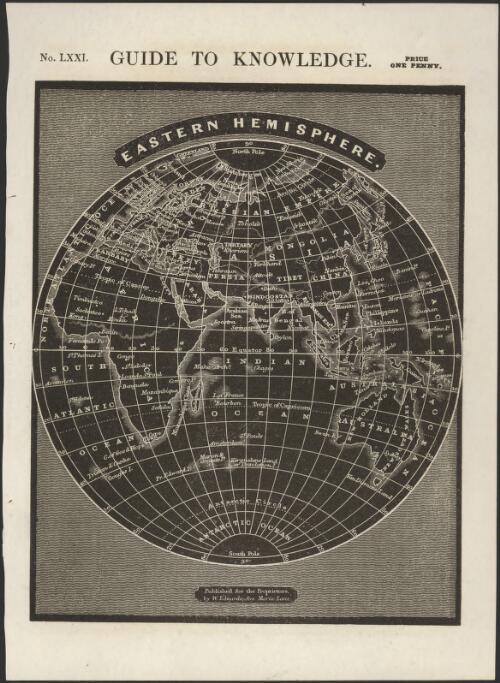 Guide to knowledge, Eastern Hemisphere [cartographic material]