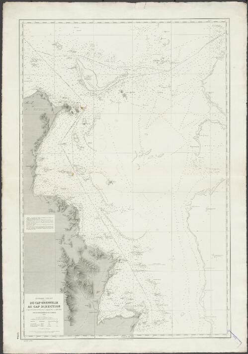 Australie - cote est, du cap Grenville au cap Direction d'apres la carte de l'Amiraute anglaise levee en 1893-1896 [cartographic material] / grave par E. Delaune ; ecrit par A. Bixet