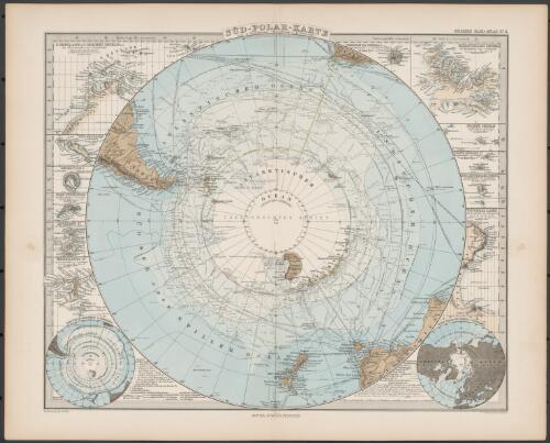 Sud-Polar-Karte [cartographic material] / von A. Petermann