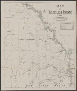 Map of Queensland railways [cartographic material]