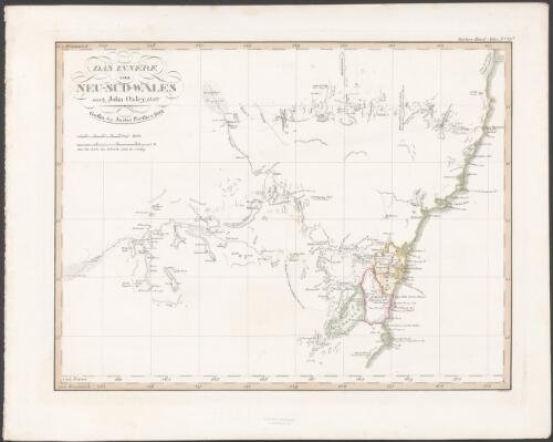 Das innere von Neu-Sud-Wales nach John Oxley 1822 [cartographic material]