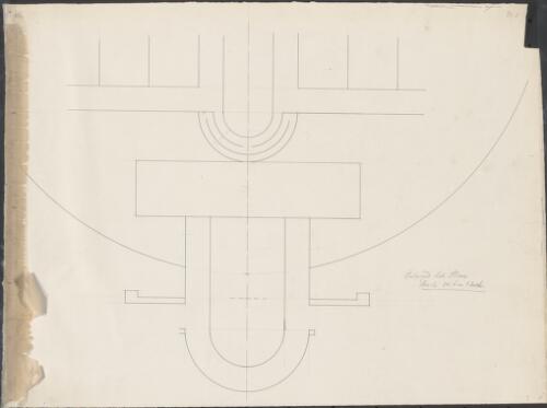 Federal Parliament House competition [cartographic material] : [Canberra] / H.M. Robinson