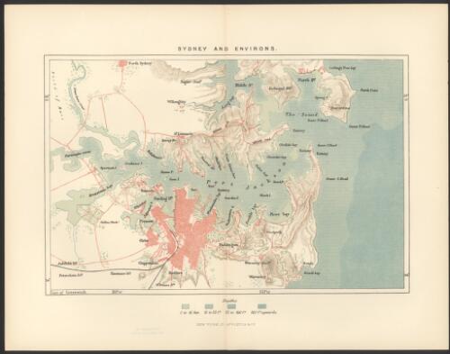 Sydney and environs [cartographic material]