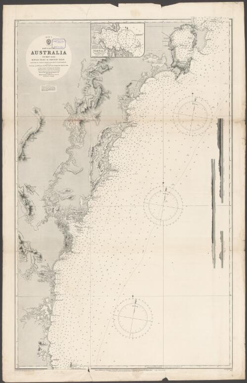 East coast of Australia. New South Wales. Sheet II, Montagu Island to Beecroft Head [cartographic material] / surveyed by Captn. F.W. Sidney & Navg. Lieut. J.T. Gowllands, R.N. assisted by J.G. Boulton and W.N. Goalen, Navg. Sub Lieuts. and C. George, Navg. Midn. R.N. 1868