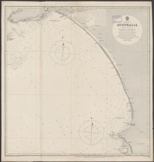 South coast of Australia (colony of South Australia), Cape Jervis to Guichen Bay [cartographic material] / surveyed by Navg. Lieutt. F. Howard R.N. ; assisted by Navg. Sub Lieutt. W.N. Goalen R.N. 1870-1