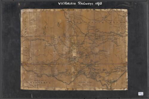 Railway map of Victoria [cartographic material] / Railway Department