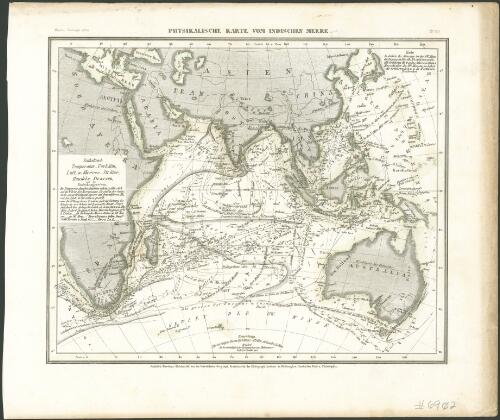 Physikalische karte vom Indischen meere [cartographic material]
