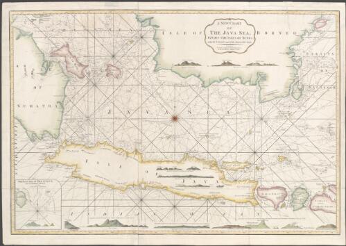 A new chart of the Java Sea within the isles of Sunda, with its straits, and the adjacent seas [cartographic material] / printed for Robert Sayer, Fleet Street, as the Act directs