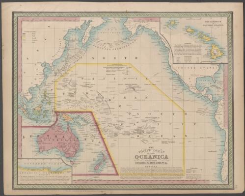 The Pacific Ocean including Oceanica with its several divisions, islands, groups &c. [cartographic material]