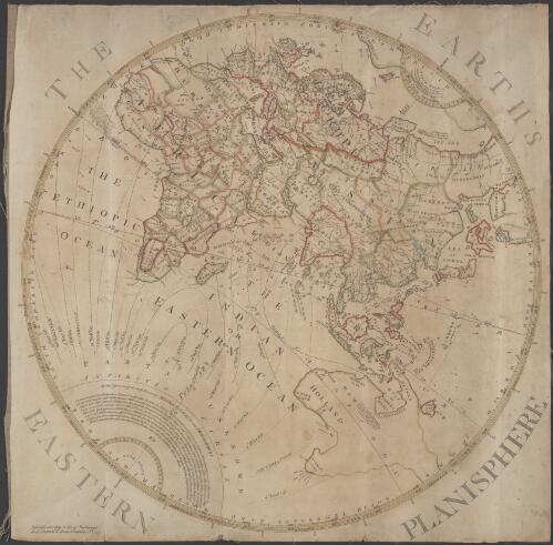 The earth's eastern planisphere [cartographic material]