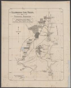 Illawarra coal fields and proposed harbours [cartographic material ...