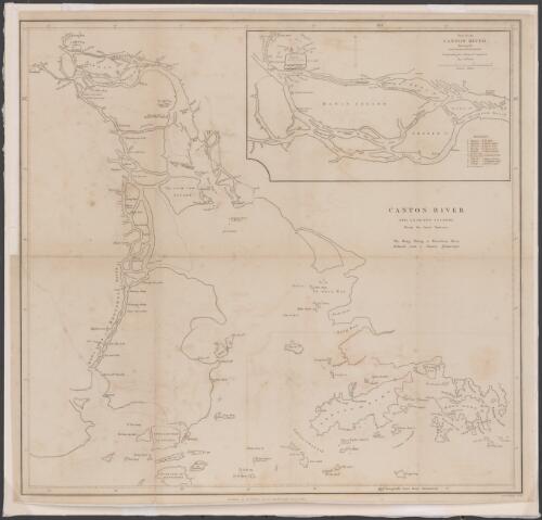 Canton River and adjacent islands [cartographic material] : from the latest surveys / Isaac Purdy sculpt