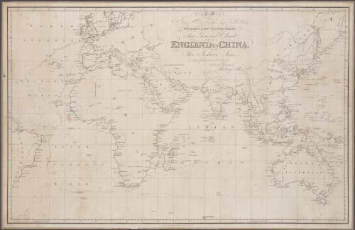 To James Horsburgh Esq. F.R.S.&c.&c., hydrographer to the Honble. East India Company, this general chart from England to China, including the Indian Seas, is respectfully inscribed by his obedient servants [cartographic material] / Parbury, Allen & Co