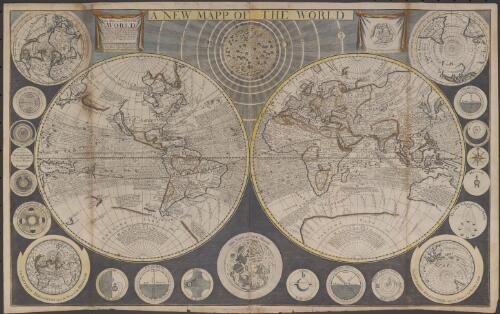 A new mapp of the world [cartographic material] / Sutton Nicholls sculp