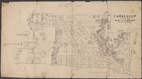 Caralulup, Counties of Talbot and Gladstone [cartographic material] / photo-lithographed at the Department of Lands and Survey by [...]