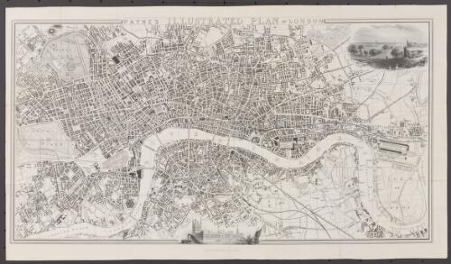 Payne's illustrated plan of London [cartographic material]