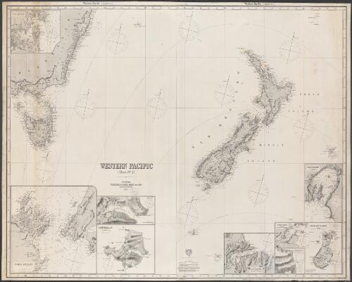 Western Pacific. Chart no. 1 [cartographic material] / compiled by James F. Imray, F.R.G.S