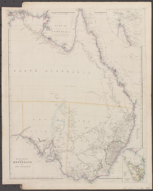 Eastern portion of Australia [cartographic material] / by John Arrowsmith