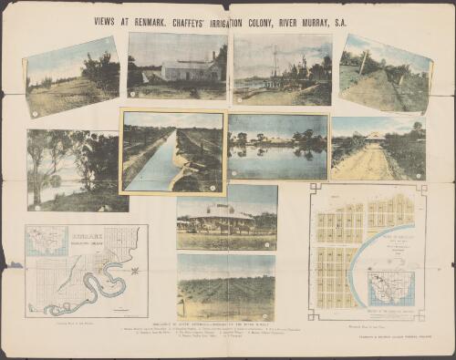 Views at Renmark, Chaffeys' irrigation colony, River Murray, S.A. [cartographic material]