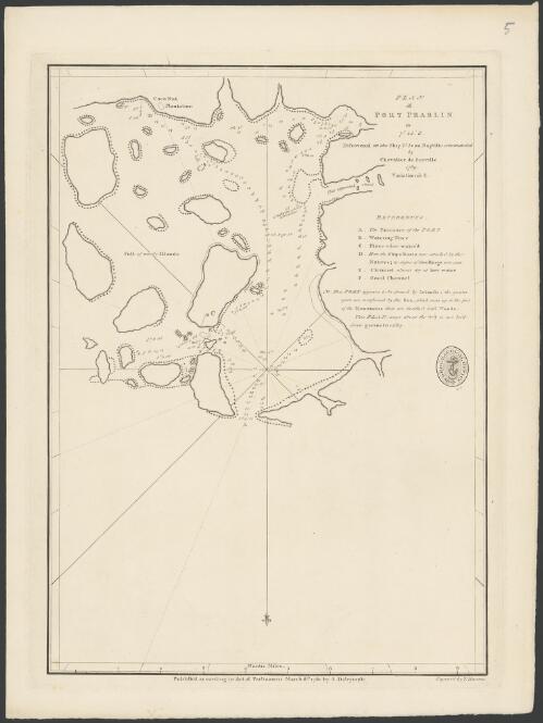 Plan of Port Praslin [cartographic material] : discovered in the ship St. Jean Baptiste commanded by Chevalier de Surville 1769