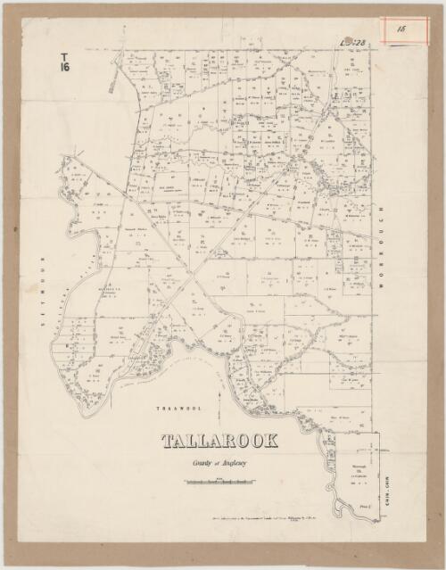 Tallarook, County of Anglesey [cartographic material]