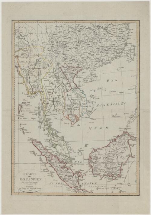 Charte von Ost Indien Jenseits des Ganges [cartographic material]