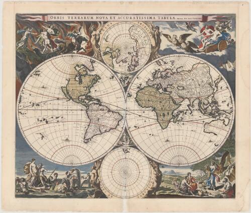 Orbis terrarum nova et accuratissima tabula / [cartographic material] / auctore Nicolao Visscher