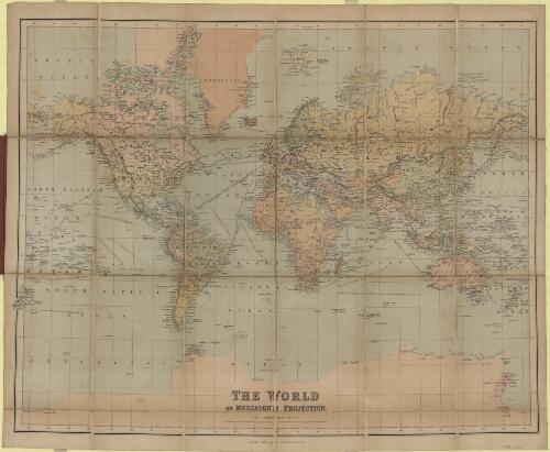 The world on Mercator's projection / by J. Bartholomew, F.R.G.S