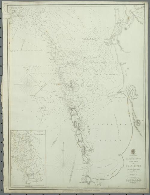 Western Australia, Cockburn Sound, Gage Road and Swan River [cartographic material] / by I.S. Roe Surveyor General 1830 with additions by T. Woore & I.L. Stokes 1833 & 1841 ; J. & C. Walkers scultp