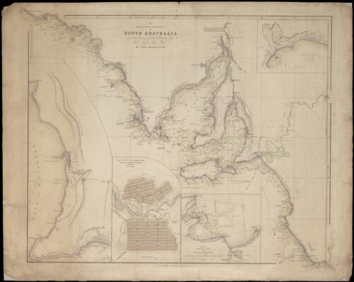 The maritime portion of South Australia [cartographic material] : from the surveys of Captn. Flinders & of Col. Light, Survr. Genl. / by John Arrowsmith