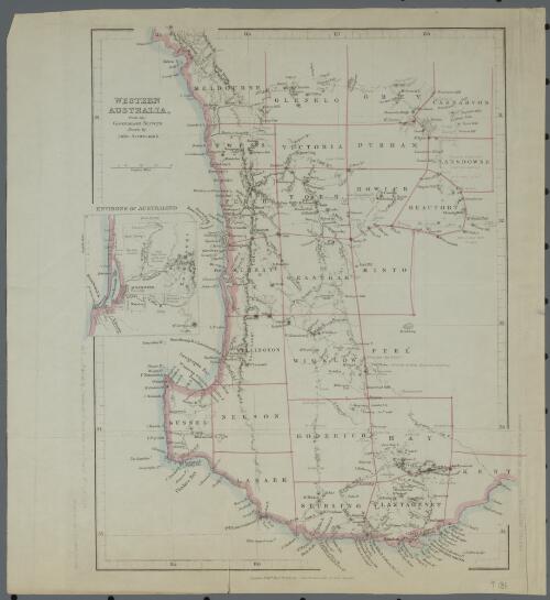 Western Australia from the government surveys [cartographic material] / drawn by John Arrowsmith