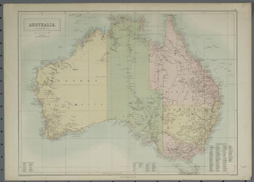 Australia [cartographic material] / by J. Bartholomew F.R.G.S
