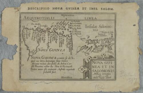 Nova Guinea et in Salomonis [cartographic material] / Petrus Kaerius caelavit