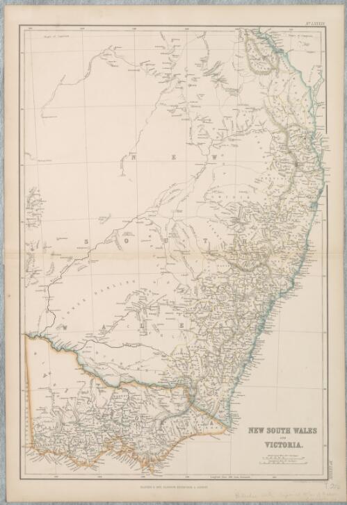 New South Wales and Victoria [cartographic material] / drawn & engraved by J. Bartholomew, Edinr