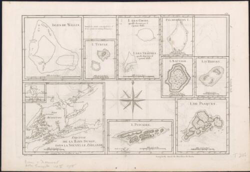 Esquisse de la Baye Dusky, dans la Nouvelle Zeelande [cartographic material] / Andre sculp
